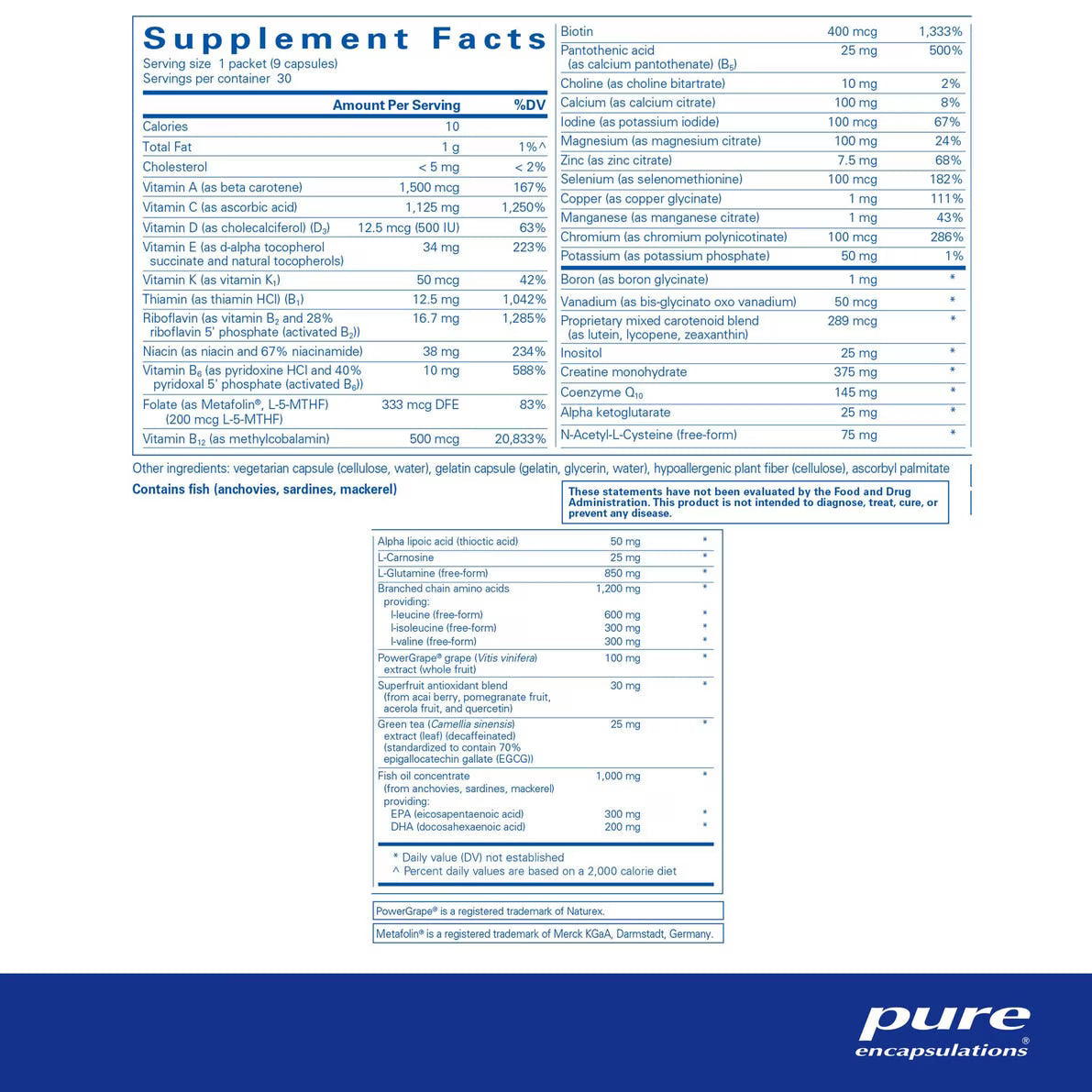 Athletic Pure Pack 30 packets