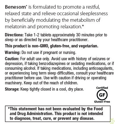 Metagenics Formula: BENE - Recommended Use