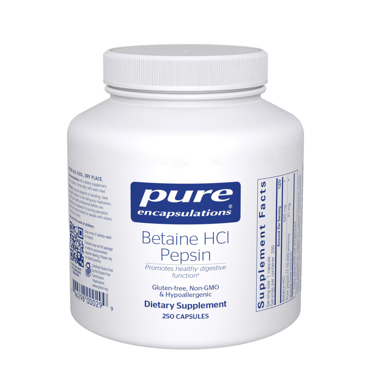Betaine HCl Pepsin