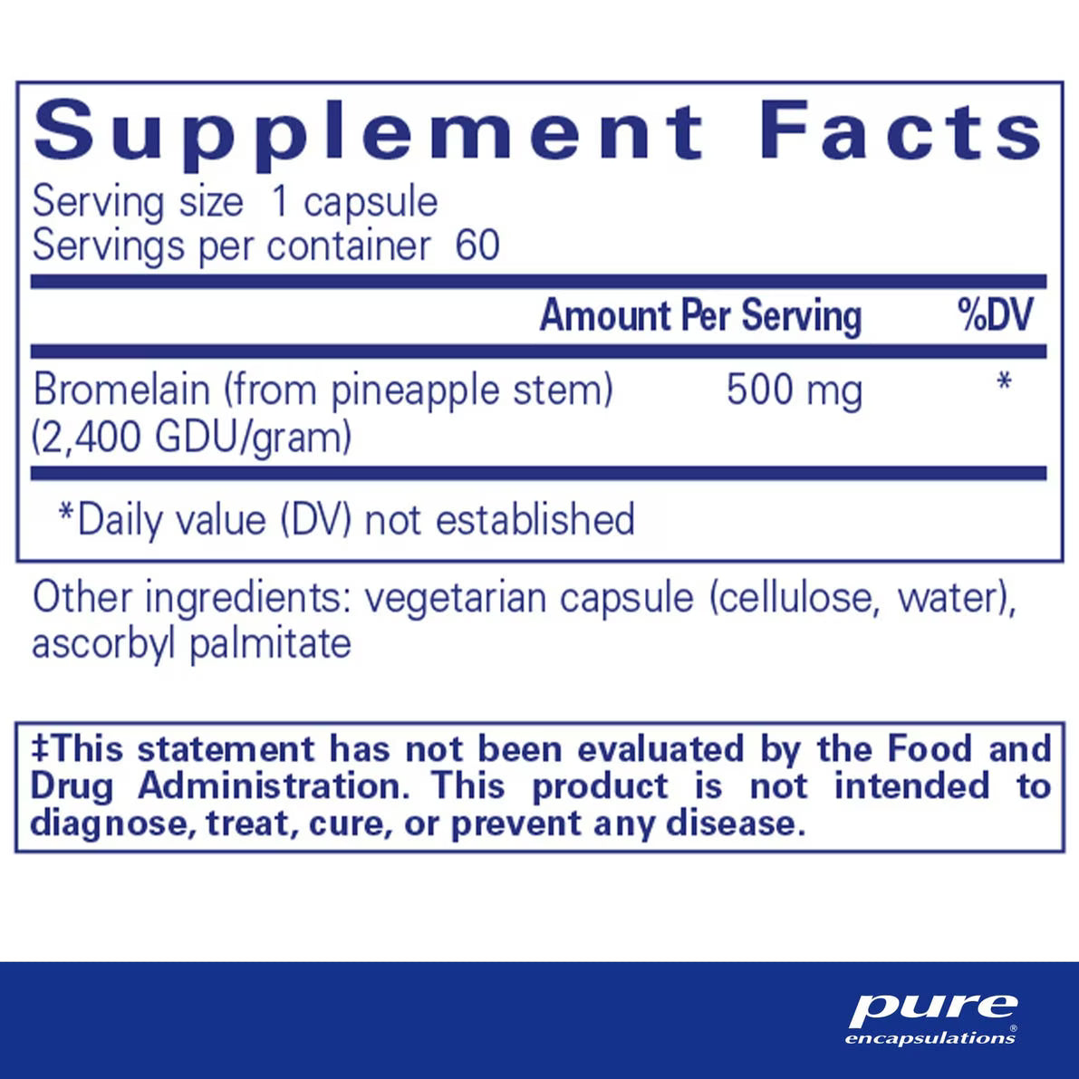 Bromelain 2400 500 mg