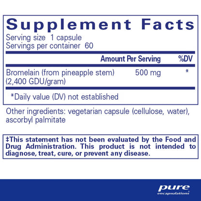 Bromelain 2400 500 mg