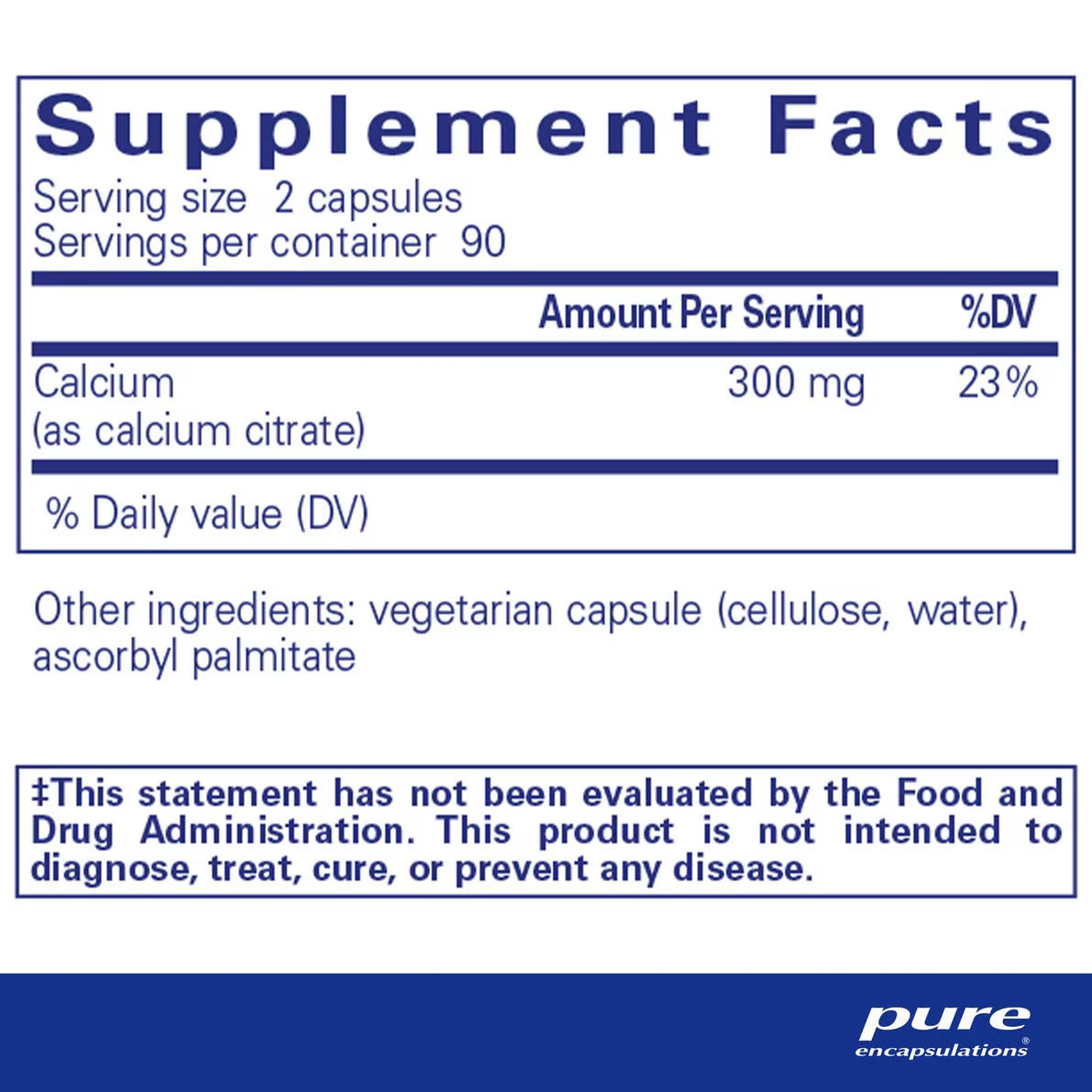 Calcium (citrate) 180's