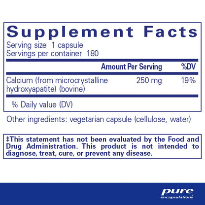 Calcium (MCHA) 180's