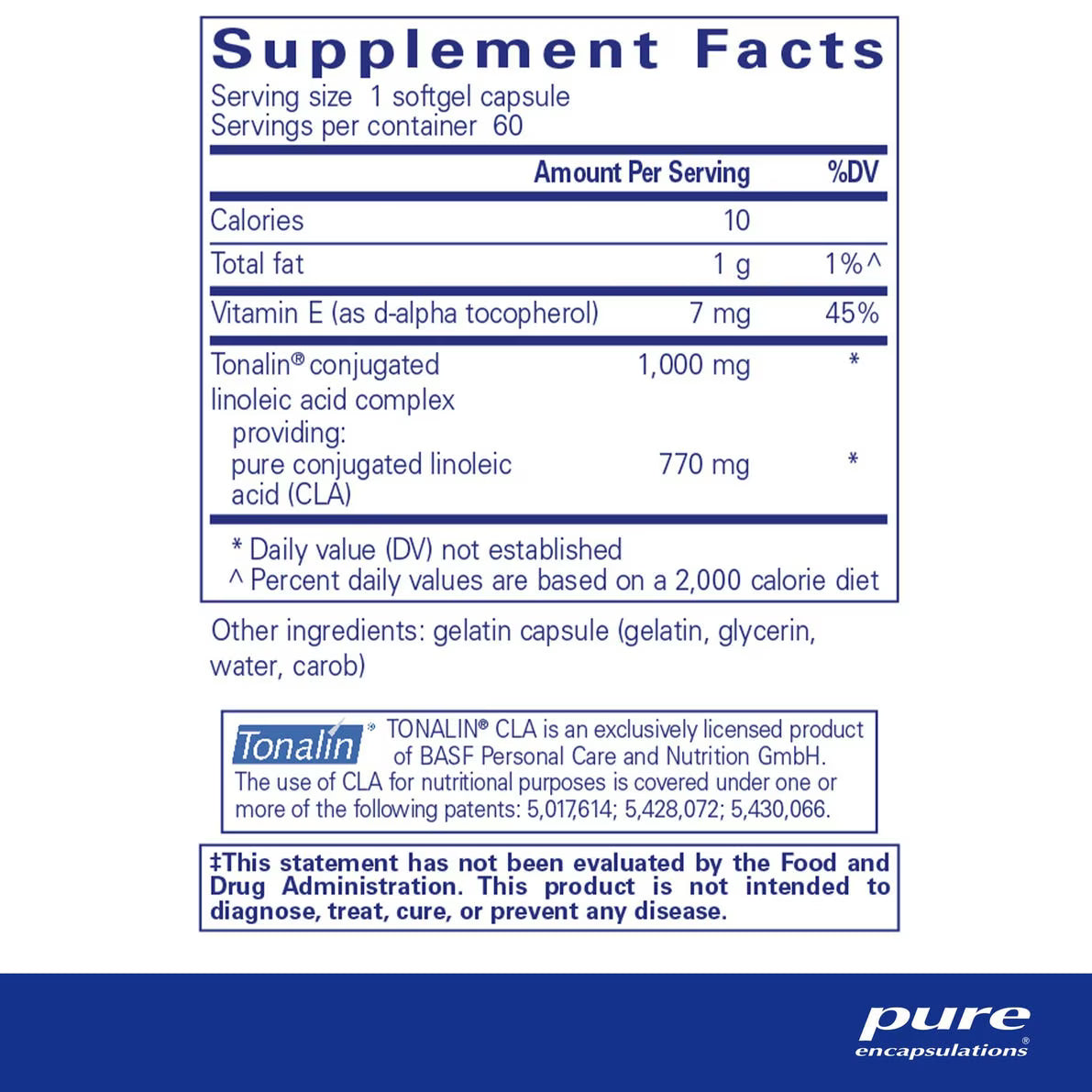 CLA (Conjugated Linoleic Acid) 1,000 mg