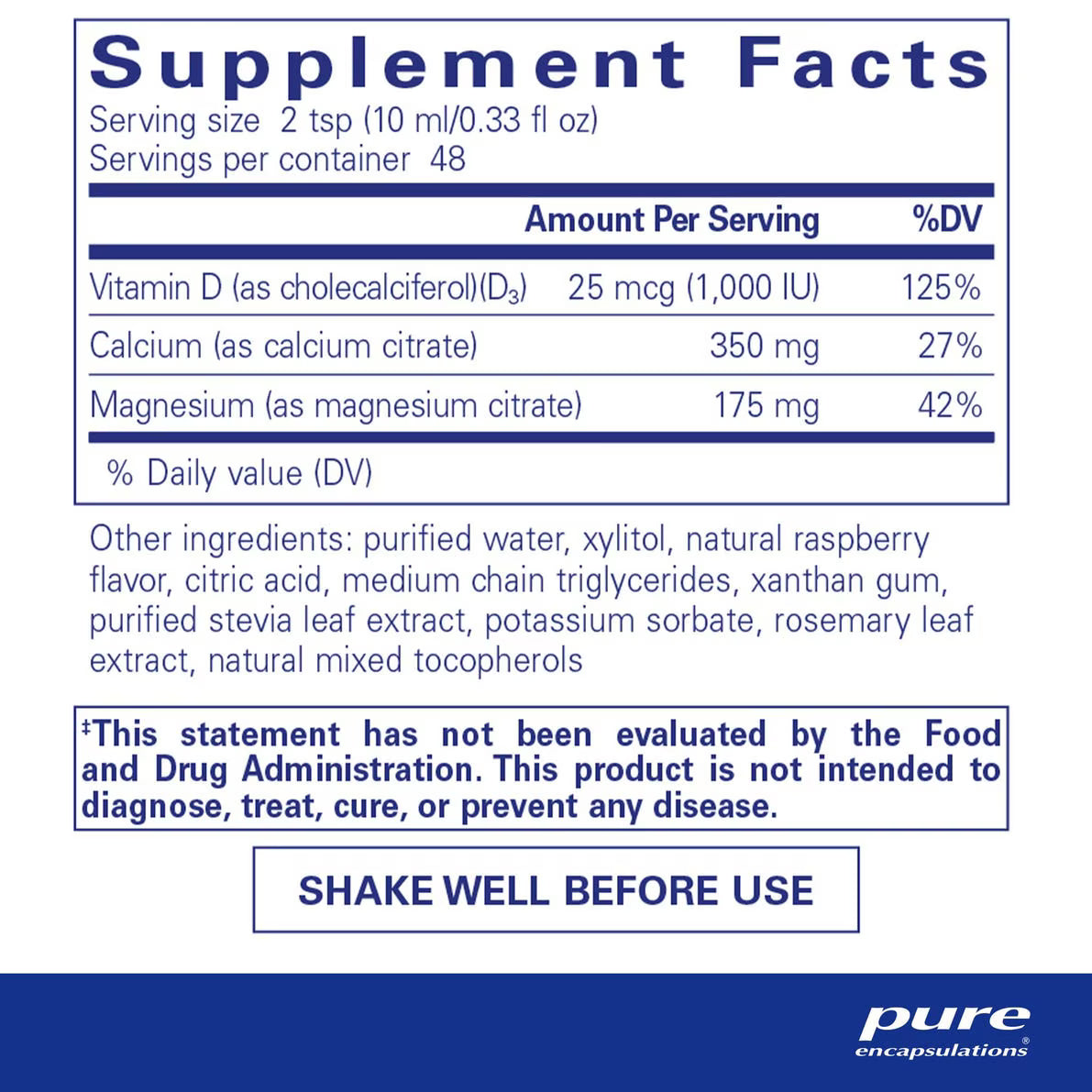 Cal/Mag/D liquid 480 ml