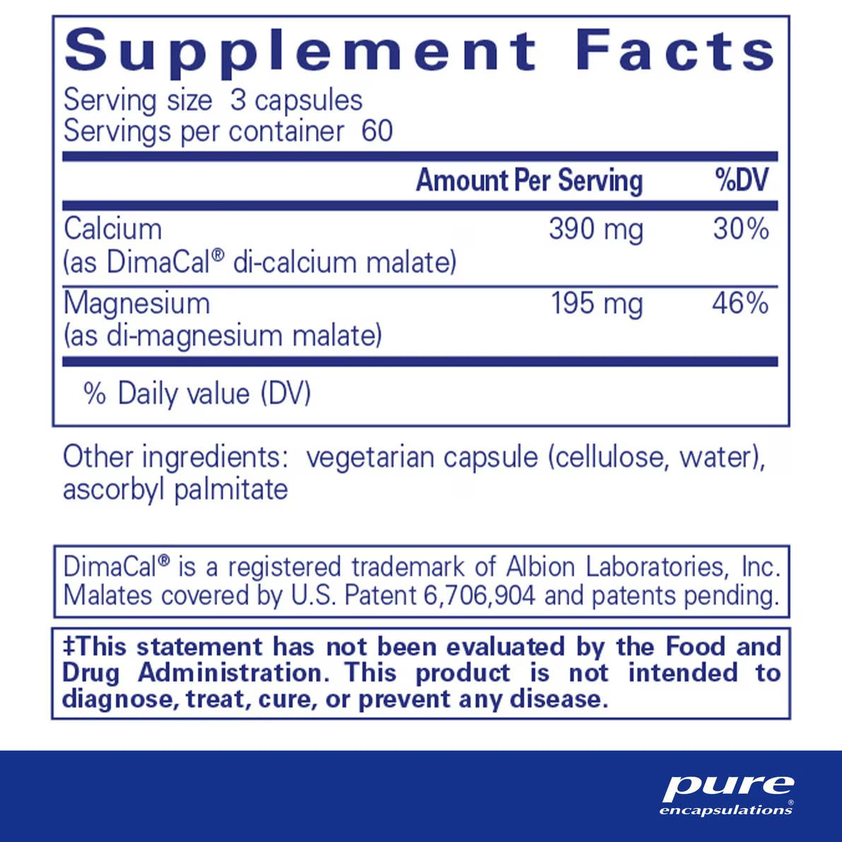 Calcium Magnesium (malate) 2:1