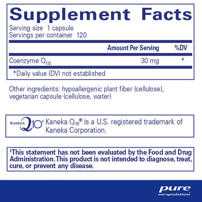 CoQ10  - 30 Mg. 120's