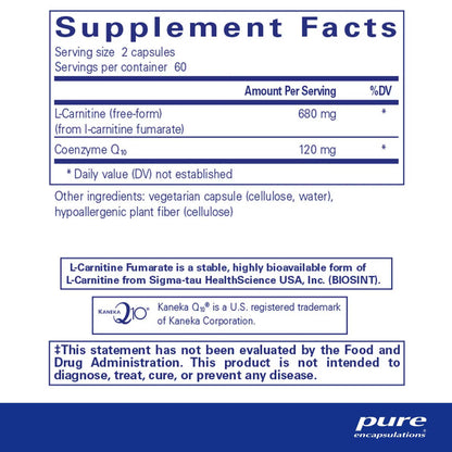 CoQ10  l-Carnitine Fumarate 120's