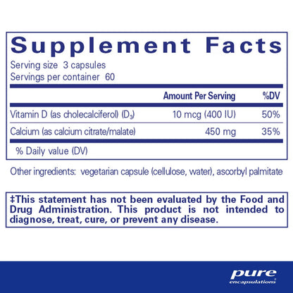 Calcium with Vitamin D3 180's