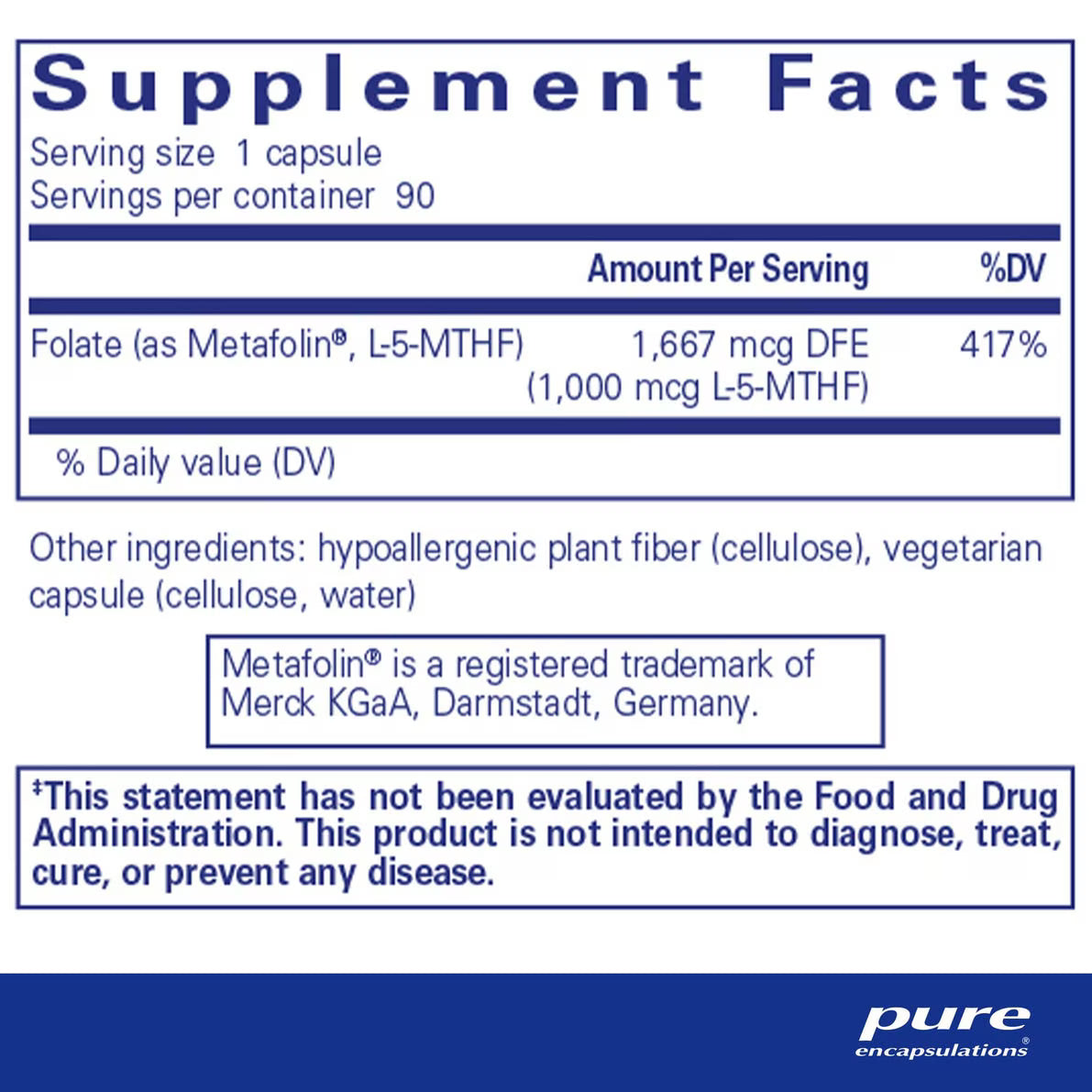 Folate 1000 90's