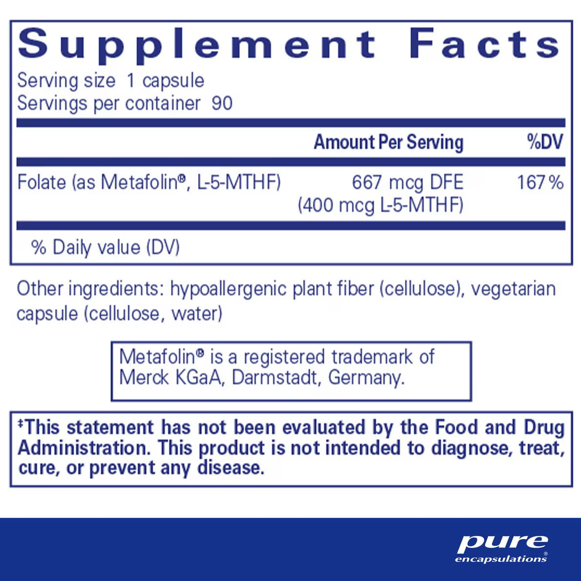Folate 400 90's