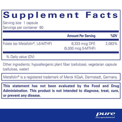 Folate 5,000 60's