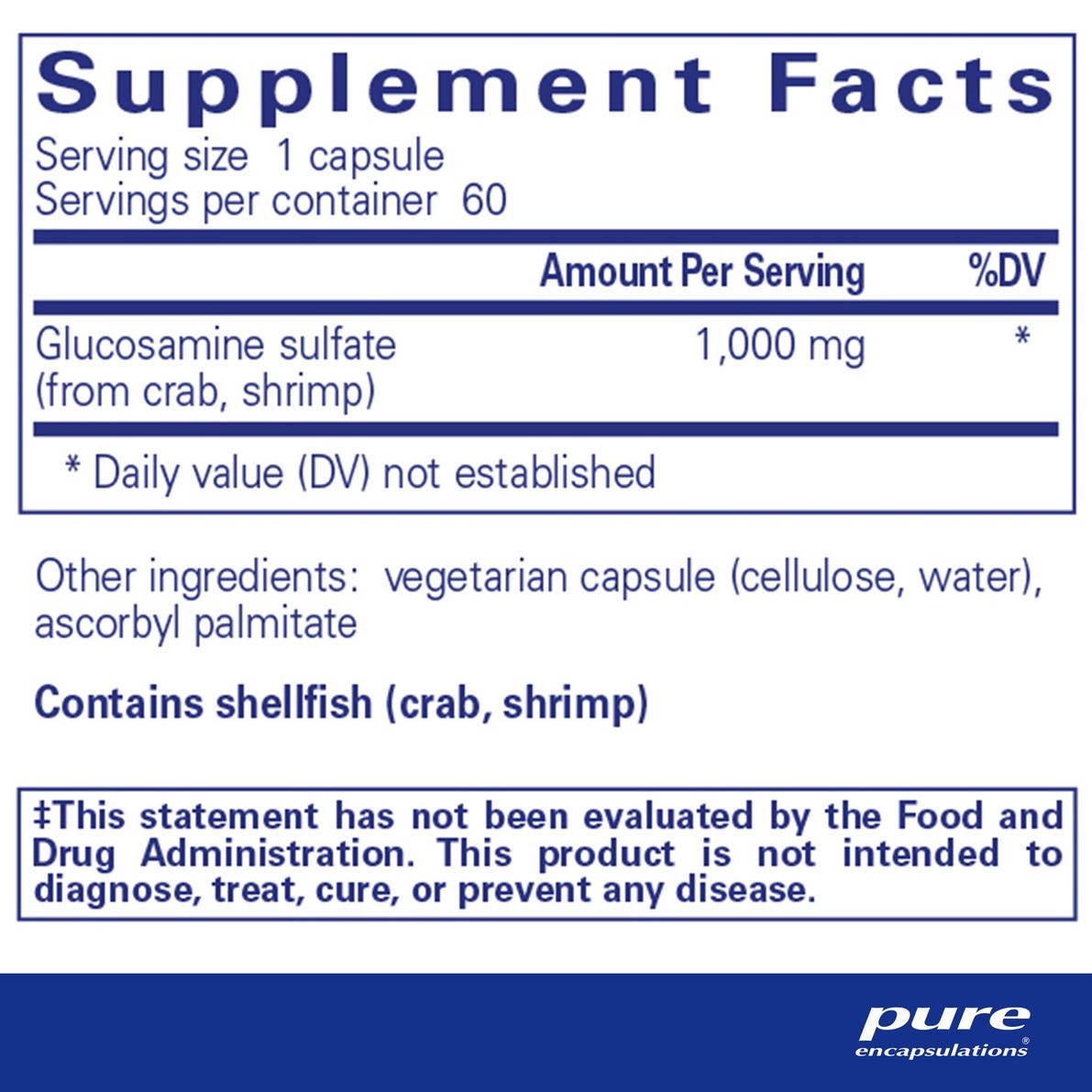 Glucosamine Sulfate 1,000 mg