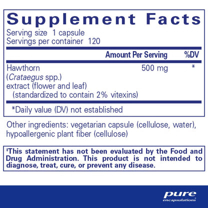 Hawthorn Extract 120's