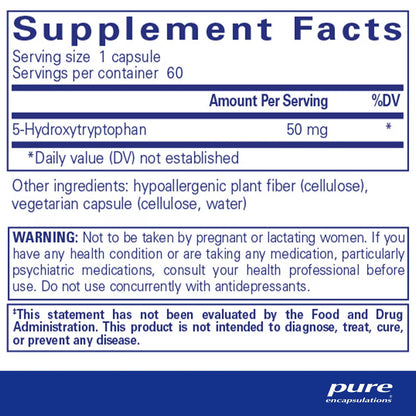 5-HTP (5-Hydroxytryptophan) 50 mg