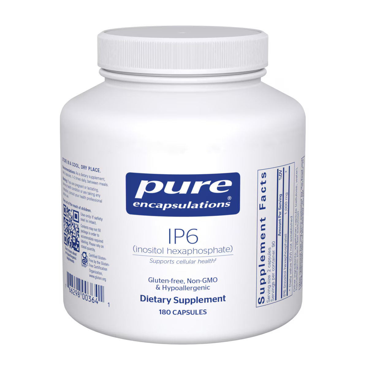 IP6 (inositol hexaphosphate) 180's