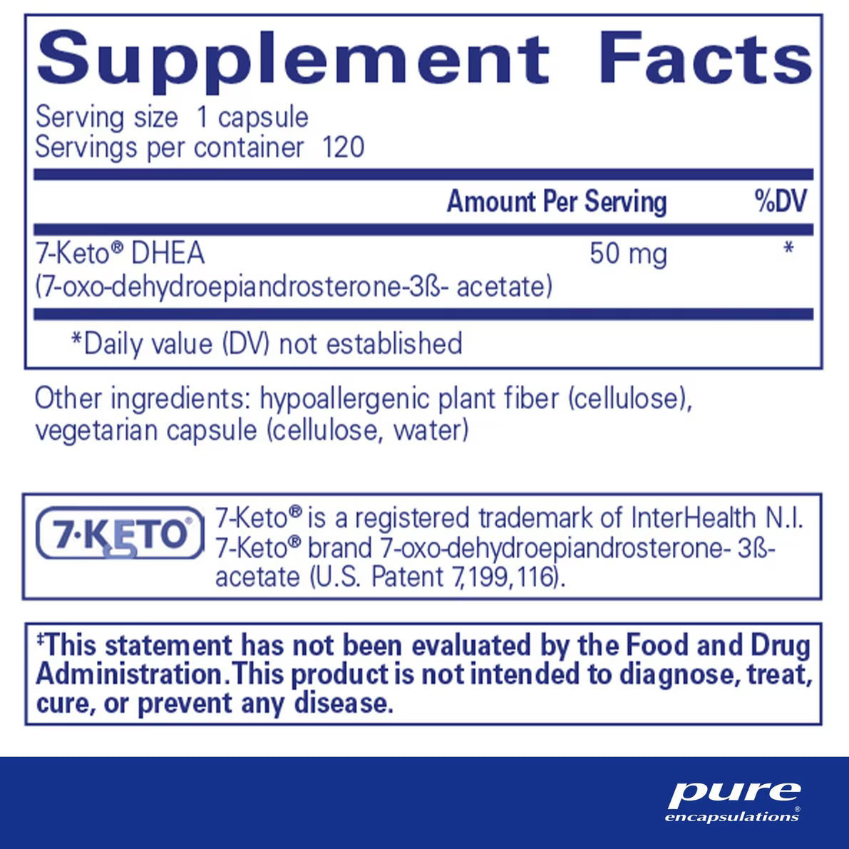 7-KETO® DHEA 50 mg
