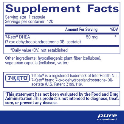 7-KETO® DHEA 50 mg