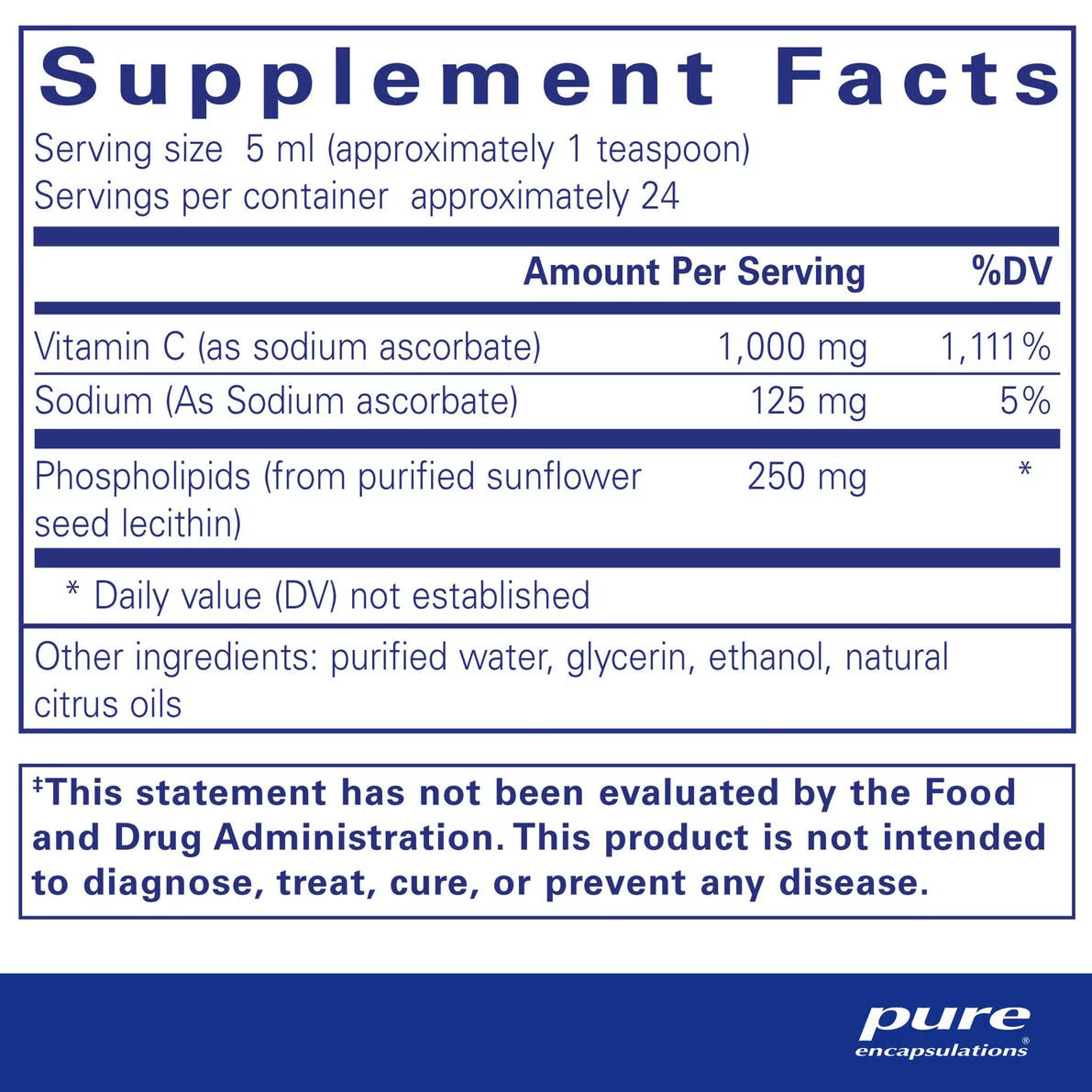 Liposomal Vitamin C liquid