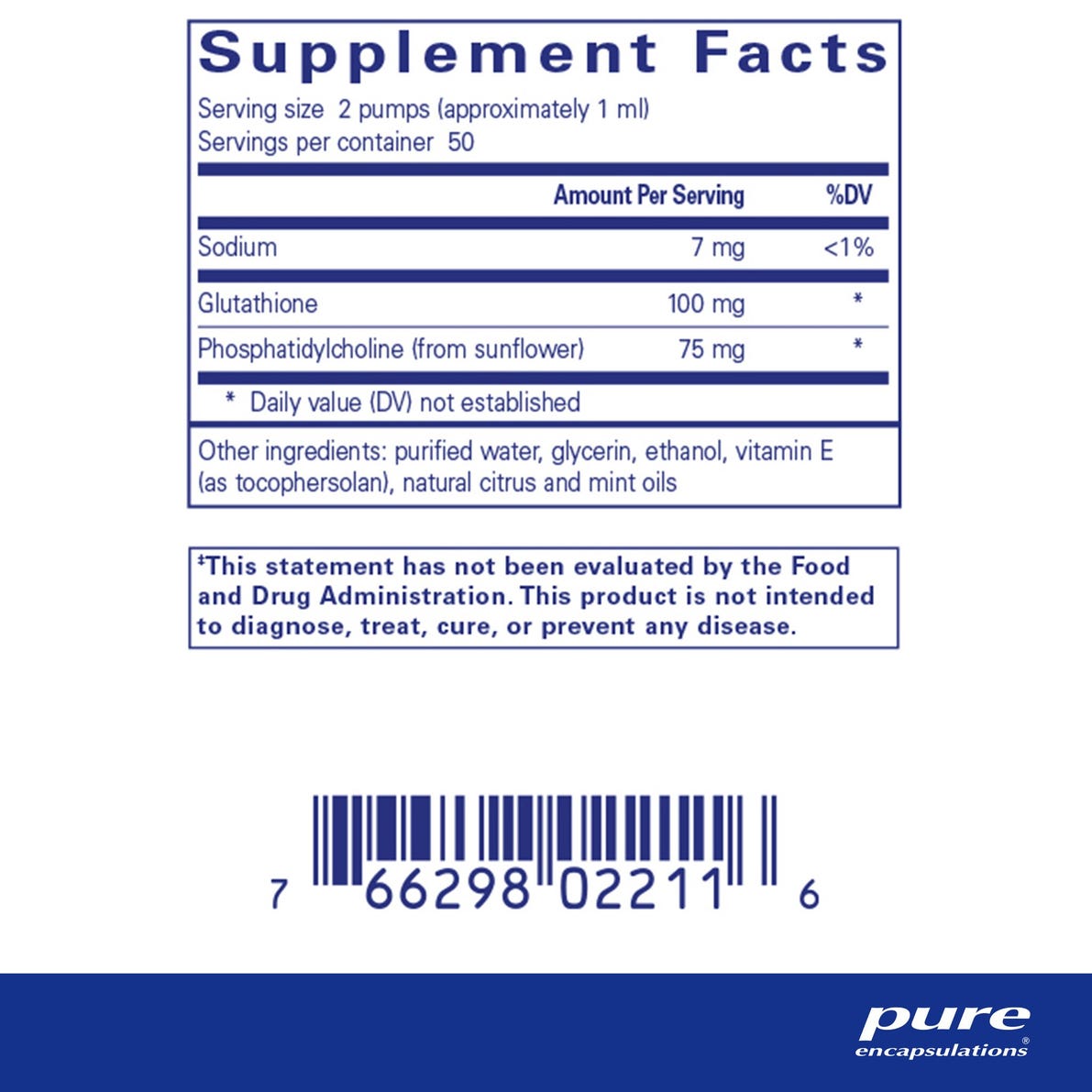 Liposomal Glutathione liquid