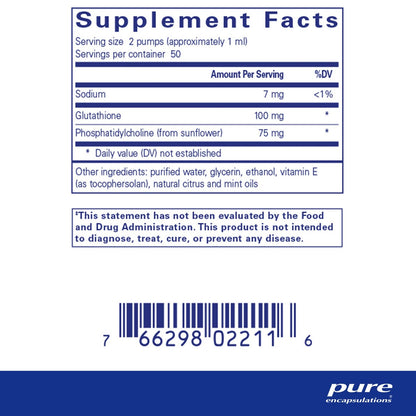 Liposomal Glutathione liquid