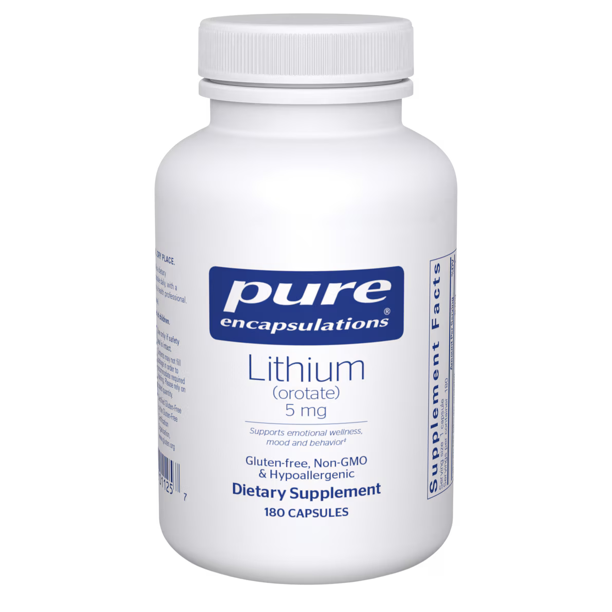 Lithium (orotate) 5 mg