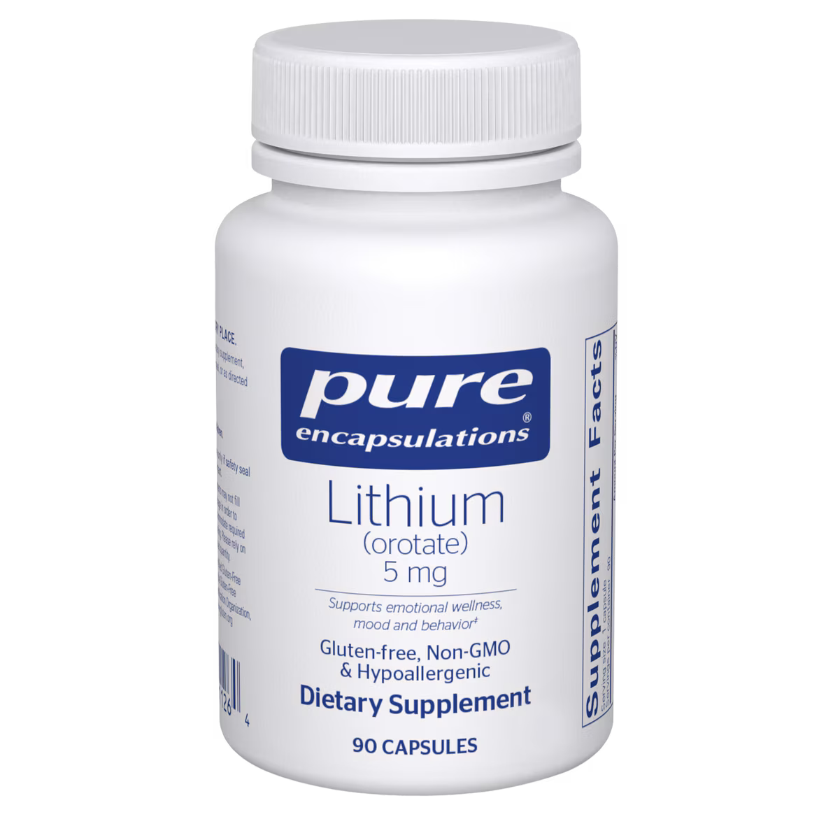 Lithium (orotate) 5 mg