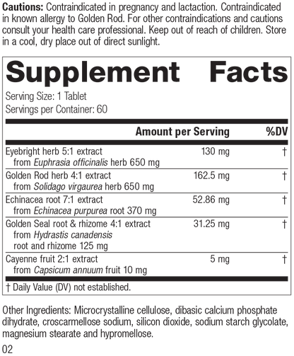 Rev 01 Supplement Facts Image