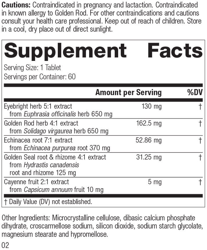 Rev 01 Supplement Facts Image