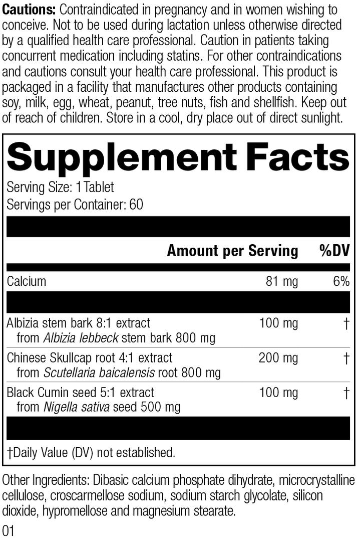 supplement fact label