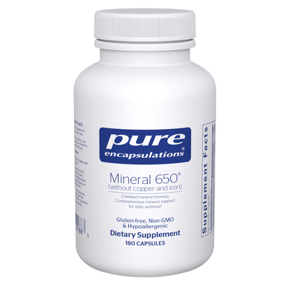 Mineral 650 w/o Cu &Fe 180's