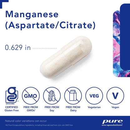 Manganese (aspartate/citrate) 60's