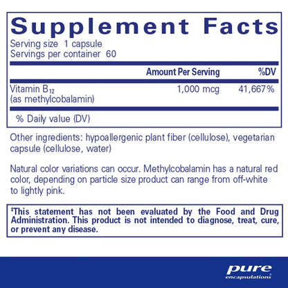 Methylcobalamin 1,000 mcg
