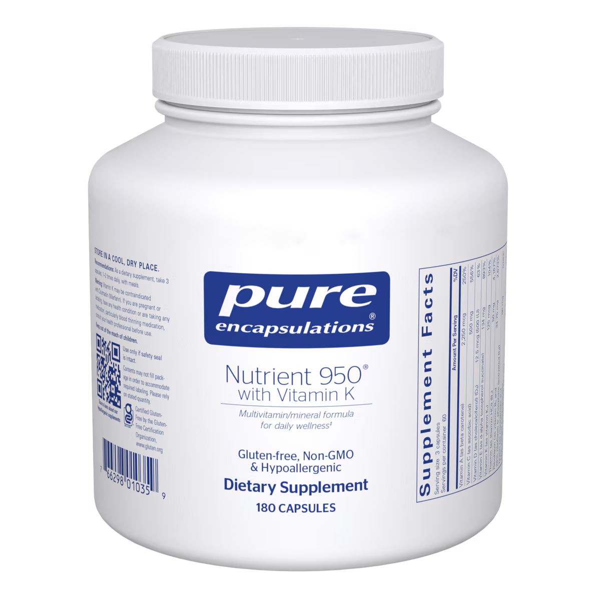 Nutrient 950® with Vitamin K 180's