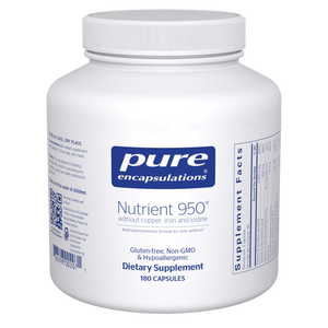 Nutrient 950® without Copper, Iron & Iodine 180's