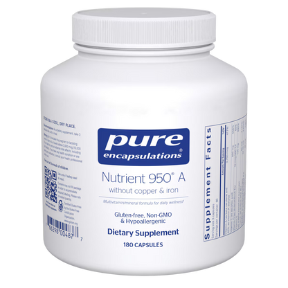 Nutrient 950® A without copper & iron 180's