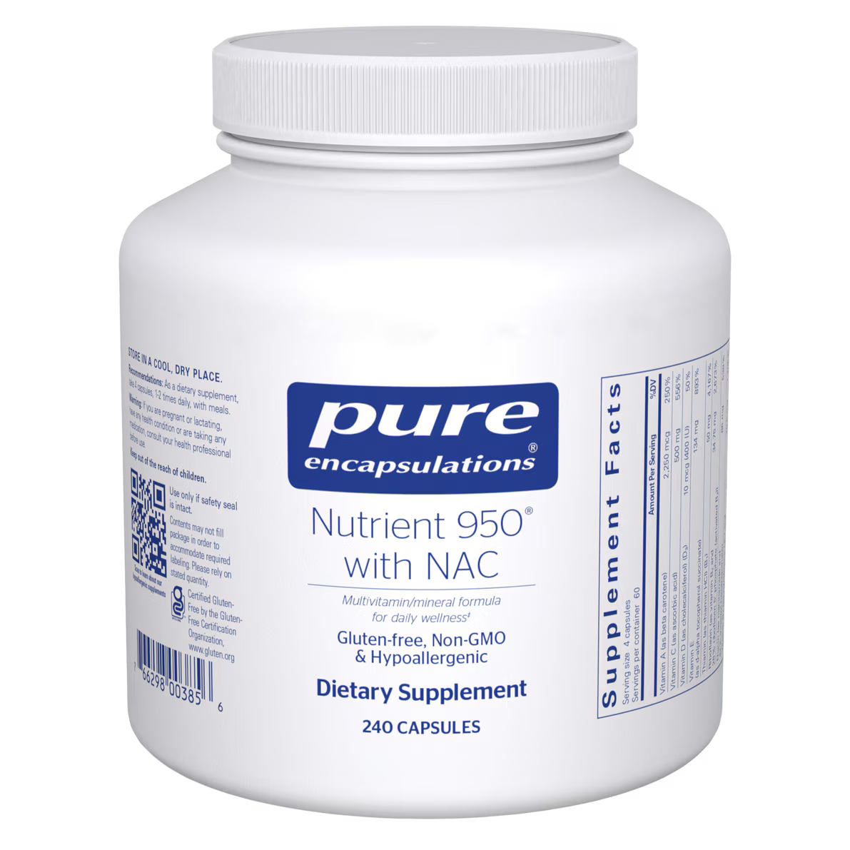 Nutrient 950® with NAC 240's