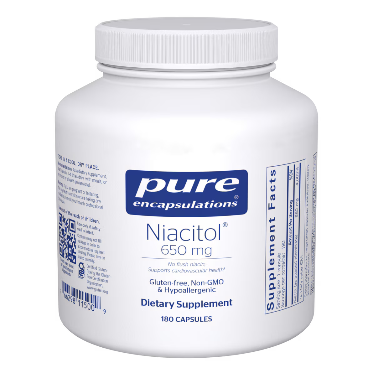 Niacitol® (no-flush niacin) 650 mg 180's