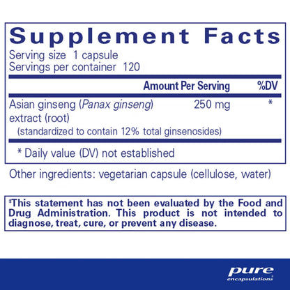 Panax Ginseng 120's
