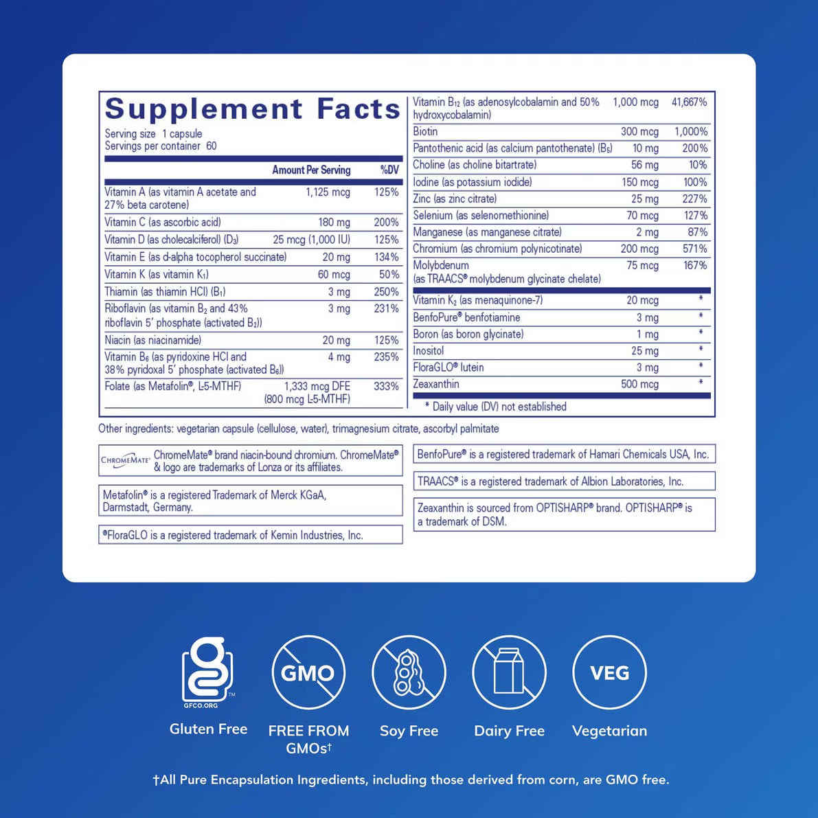 PureGenomics® Multivitamin 60's