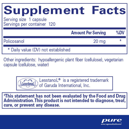Policosanol 20 mg. 120's