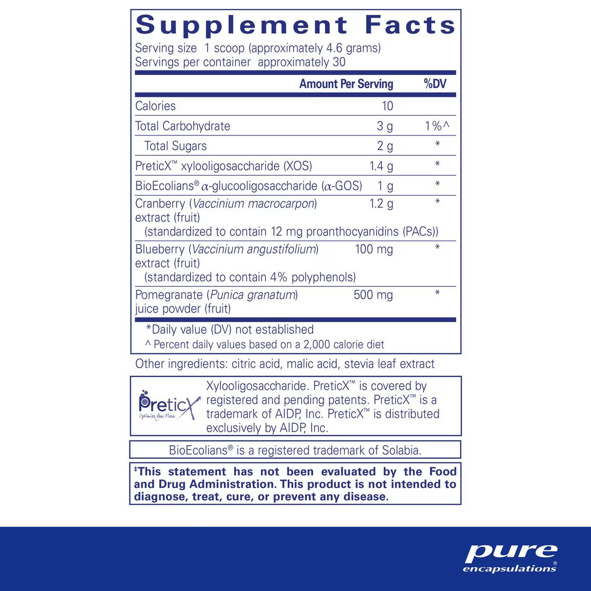 Poly-Prebiotic powder