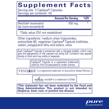 Resveratrol VESIsorb® 90's