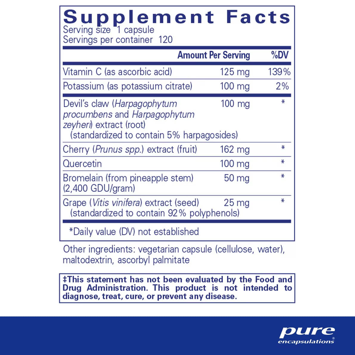Uric Acid Formula 120's