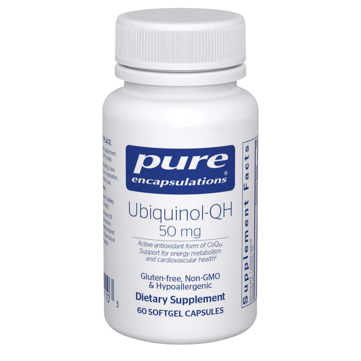 Ubiquinol-QH 50 mg 60's