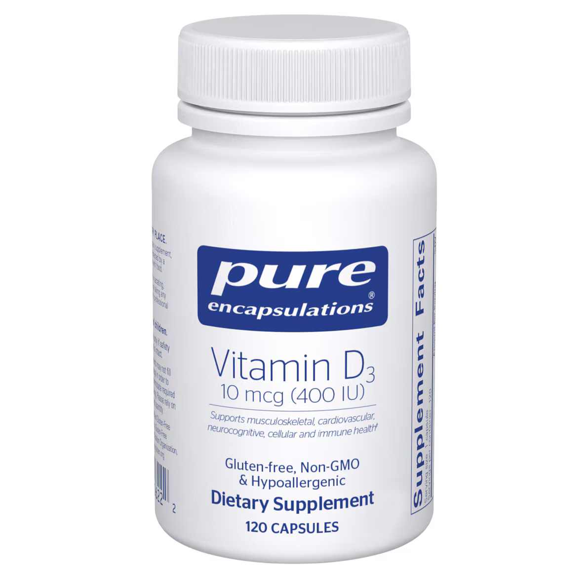 Vitamin D3 10 mcg (400 IU) 120's