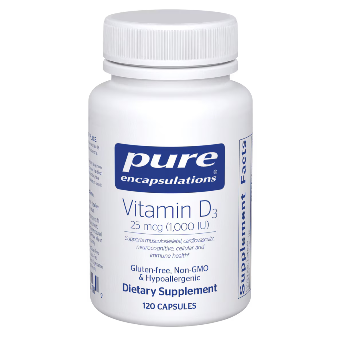 Vitamin D3 25 mcg (1,000 IU)