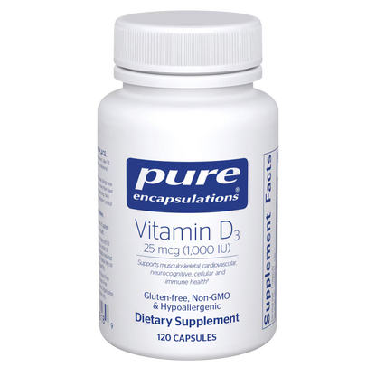 Vitamin D3 25 mcg (1,000 IU)