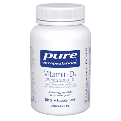 Vitamin D3 25 mcg (1,000 IU)