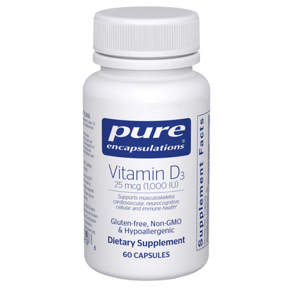 Vitamin D3 25 mcg (1,000 IU)